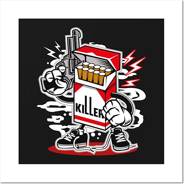 Cigarette killer Wall Art by PaunLiviu